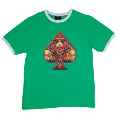 ace of spade - RAMO- Ringer Unisex Tee Thumbnail