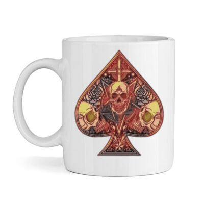 ace of spade - High quality ceramic white mug Thumbnail