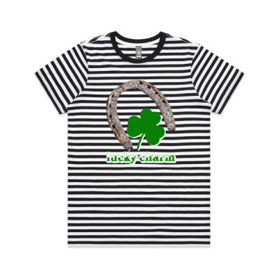 lucky charm - AS Colour Maple Tee - Striped Thumbnail