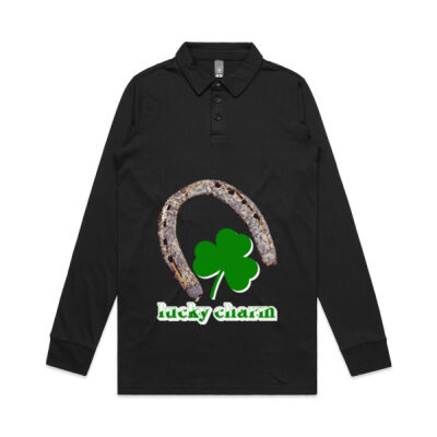 lucky charm - Long Sleeve Chad Polo Thumbnail