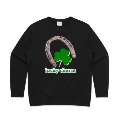 lucky charm -  AS Colour - Premium Women's Crew Thumbnail
