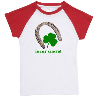 lucky charm -  RAMO- Organic Baby Raglan  Thumbnail