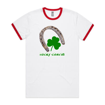 lucky charm -  AS Colour Men's Ringer Tee Thumbnail