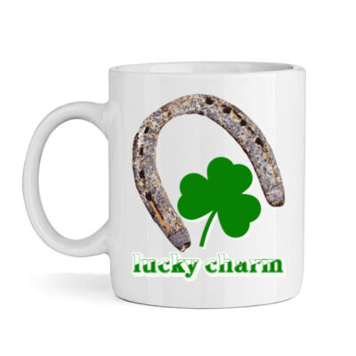 lucky charm - High quality ceramic white mug Thumbnail