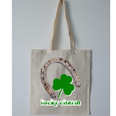 lucky charm - Budget Calico Tote Bag Thumbnail
