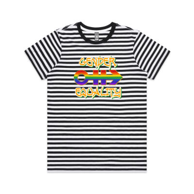 gender equality - AS Colour Maple Tee - Striped Thumbnail