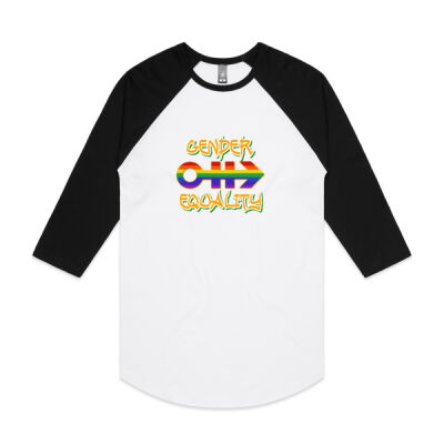 gender equality - AS Colour - Raglan Tee Thumbnail