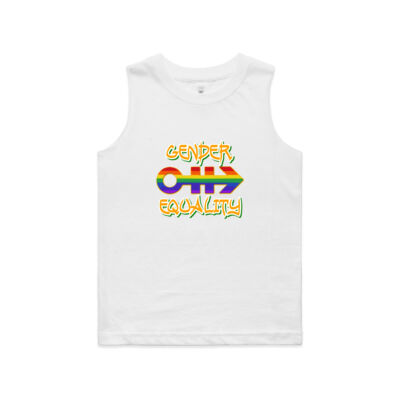 gender equality - AS Colour - Kids Barnard Tank tee  Thumbnail