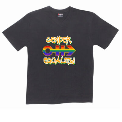 gender equality - RAMO- Mens V-Neck Tee Thumbnail