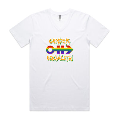 gender equality - AS Colour - Tarmac V-Neck Tee Thumbnail