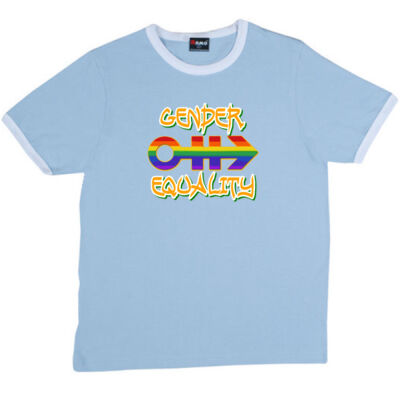 gender equality - RAMO- Ringer Unisex Tee Thumbnail