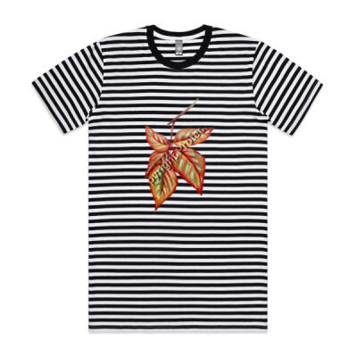 say hello autun - AS Colour Staple Tee - Striped Thumbnail