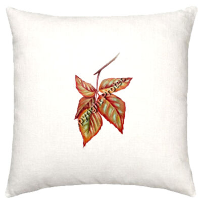 say hello autun - Linen Cushion Cover 50x50cm Thumbnail