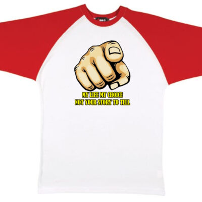 my life - RAMO - Unisex Raglan Sleeve Tee Thumbnail