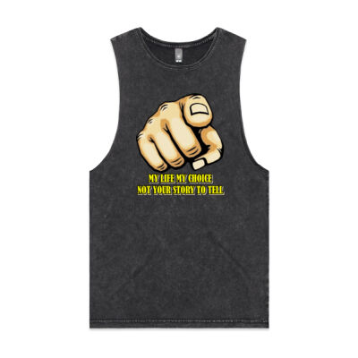 my life - AS Colour - Stonewash Barnard Tank Thumbnail