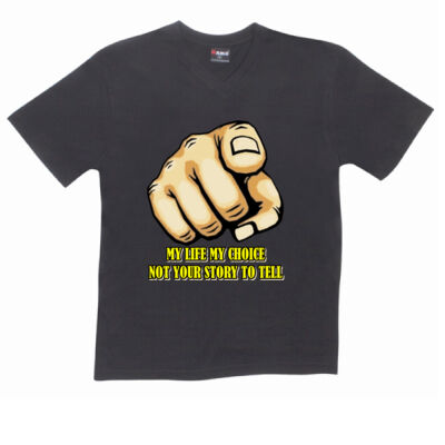 my life - RAMO- Mens V-Neck Tee Thumbnail