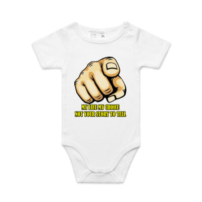 my life - AS Colour - Mini Me One-Piece Tee Thumbnail