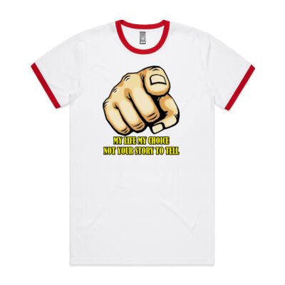 my life -  AS Colour Men's Ringer Tee Thumbnail