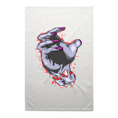 zombie hand - AS Colour - Tea Towel Thumbnail
