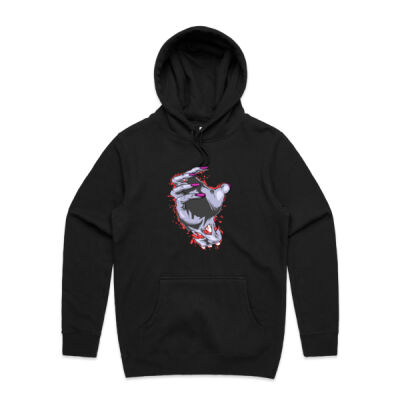 zombie hand - AS Colour - Mens Stencil Hoodie Thumbnail