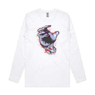 zombie hand - AS Colour - Ink Long Sleeve Thumbnail