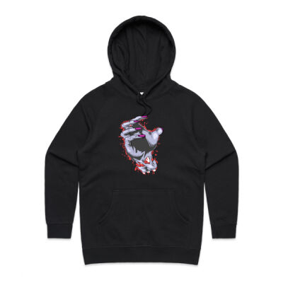 zombie hand - AS Colour - Women's Supply Hood Thumbnail
