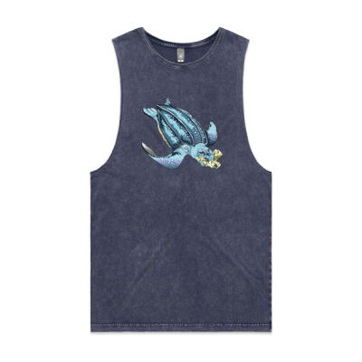 sea life - AS Colour - Stonewash Barnard Tank Thumbnail