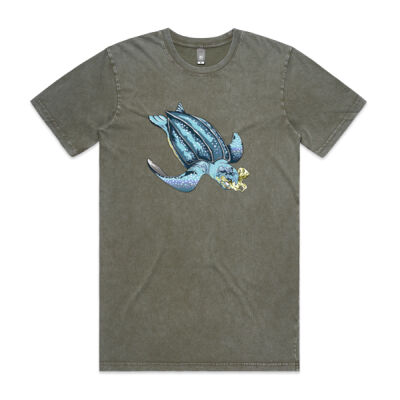 sea life - AS Colour - Stonewash Staple Tee Thumbnail
