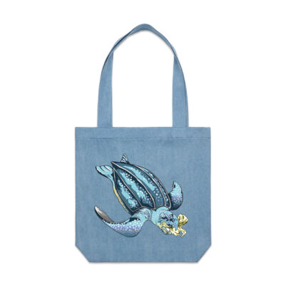 zombie hand - AS Colour- Denim Carrie Tote Thumbnail