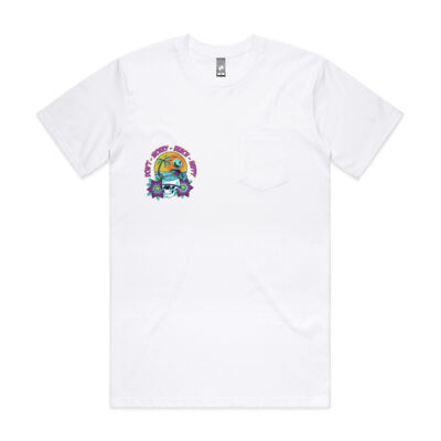 beach happy - AS Colour - Mens Classic Pocket Tee Thumbnail