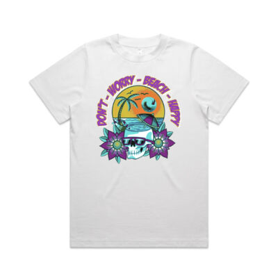 beach happy - AS Colour - Wo's Heavy Tee Thumbnail