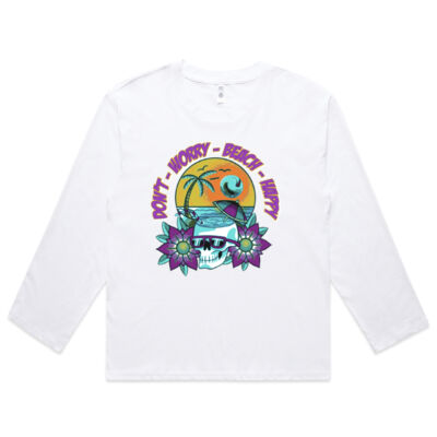 beach happy - AS Colour - WO's Martina L/S Tee Thumbnail