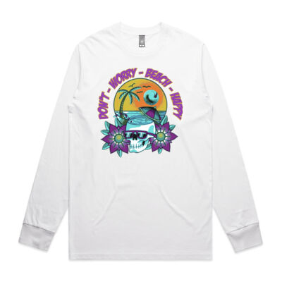 beach happy - AS Colour - Mens Staple L/S Tee Thumbnail