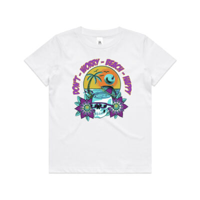 beach happy - AS Colour - Youth Staple Tee Thumbnail