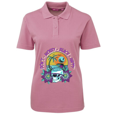 beach happy - JB's  LADIES 210 POLO Thumbnail