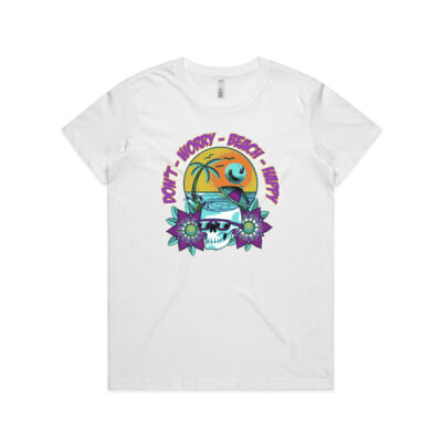 beach happy - AS Colour - Women's Basic Tee Thumbnail