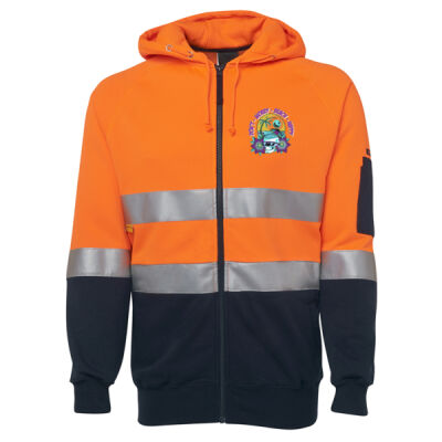 beach happy - JB's HV (D+N) FULL ZIP FLEECY HOODIE Thumbnail