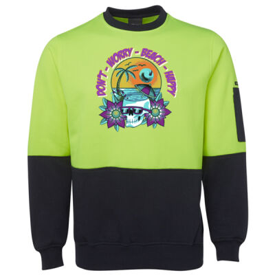 beach happy - JB's HV FLEECY CREW Thumbnail