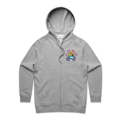 beach happy - AS Colour - Women's Official Zip Hood Thumbnail