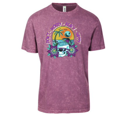 beach happy - RAMO Kid's Stone Wash Tee Thumbnail
