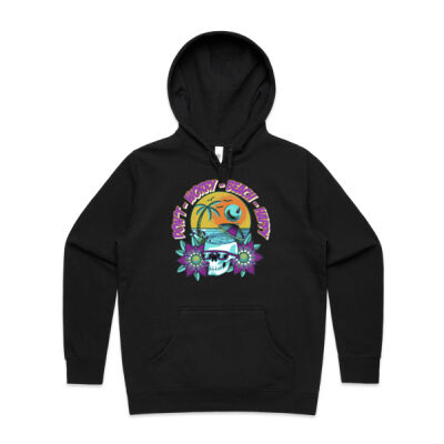 beach happy - AS Colour - Women's Stencil Hoodie Thumbnail