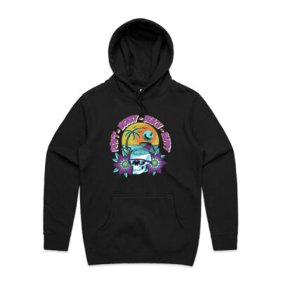beach happy - AS Colour - Mens Stencil Hoodie Thumbnail