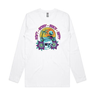 beach happy - AS Colour - Ink Long Sleeve Thumbnail