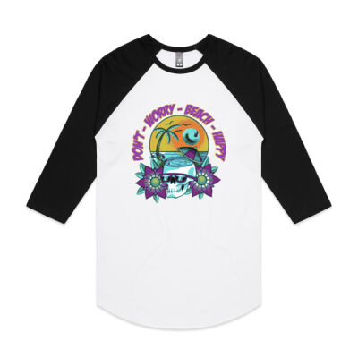 beach happy - AS Colour - Raglan Tee Thumbnail