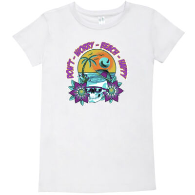 beach happy - Ramo - Ladies Modern Fit Tee Thumbnail