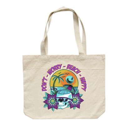 beach happy - Mall Bag Thumbnail