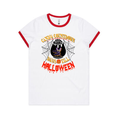 halloween season - AS Colour Women's Ringer Tee Thumbnail