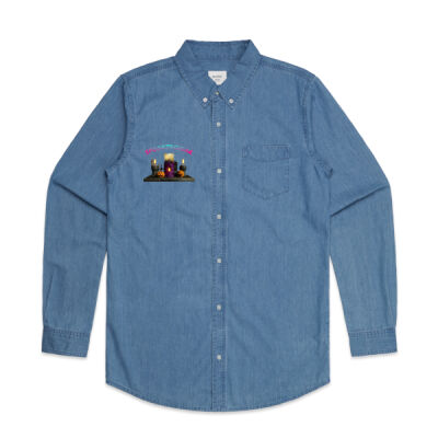 join the myth - AS Colour - Mens Blue Denimshirt Thumbnail