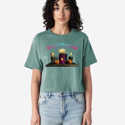 join the myth - American Apparel - Fine Jersey Women's Boxy Cropped T-Shirt Thumbnail