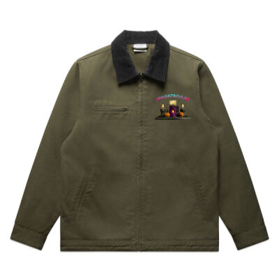 join the myth - Canvas Cord Collar Jacket Thumbnail